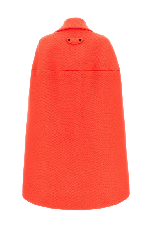 Пальто-кеп в оранжевом цвете BALENCIAGA A009M1TVU027541
