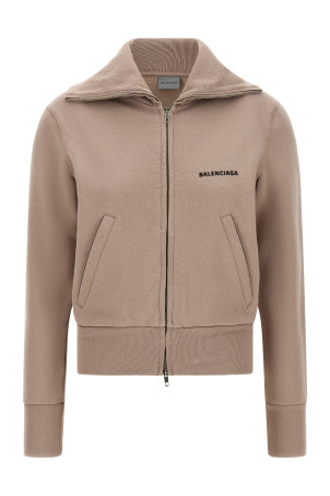 'Slim Zip' sweatshirt Pink