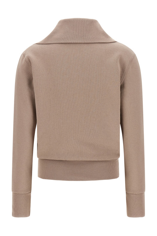 'Slim Zip' sweatshirt Pink