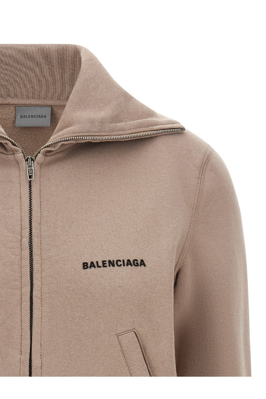 'Slim Zip' sweatshirt Pink