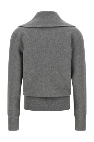 'Slim Zip' sweatshirt Gray
