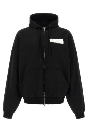 'Silver Tape' hoodie Black