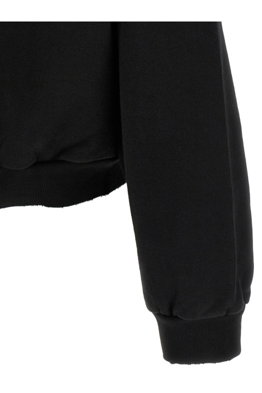 'Silver Tape' hoodie Black