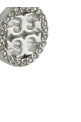 Серьги «Miller Pavé», серебро 87041042