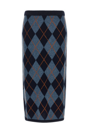 Diamond skirt Blue