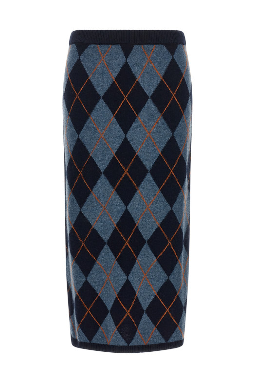 Diamond skirt Blue