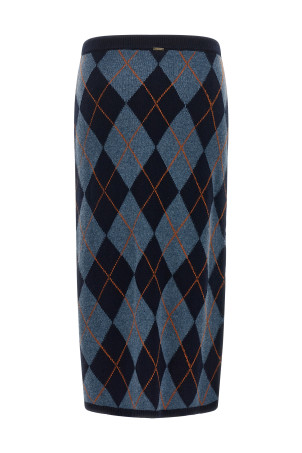 Diamond skirt Blue