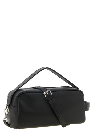 'Bandoliera in pelle' crossbody bag Black