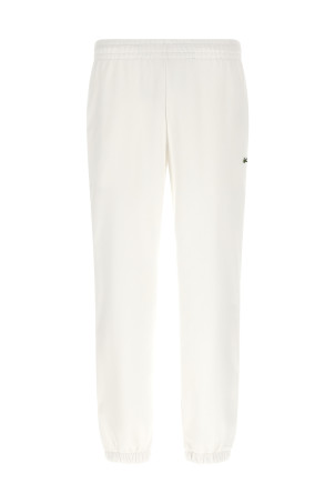 Спортивні штани з логотипом, білі LACOSTE XH920770V