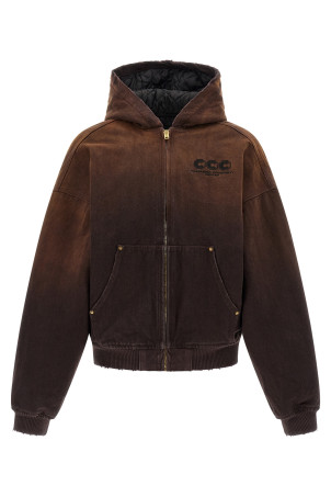'Quilted Juggernaut' jacket Brown