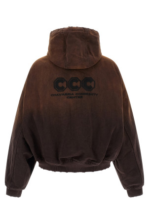 'Quilted Juggernaut' jacket Brown