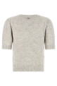 Sequin diamond sweater Gray