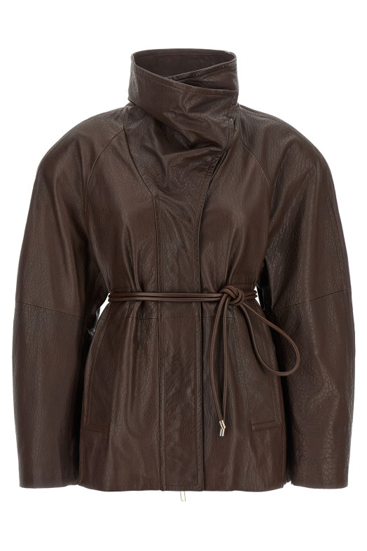 'Alaggio' jacket Brown