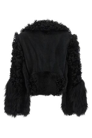 'Blouson' biker jacket Black
