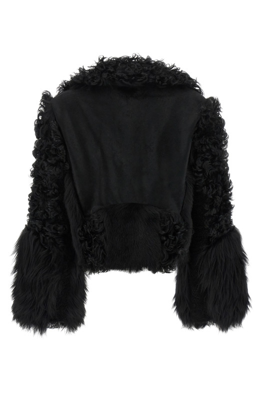 'Blouson' biker jacket Black