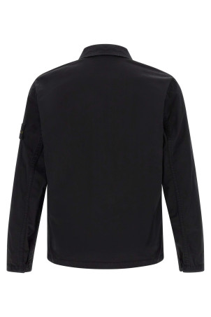 'Badge Logo' overshirt Black