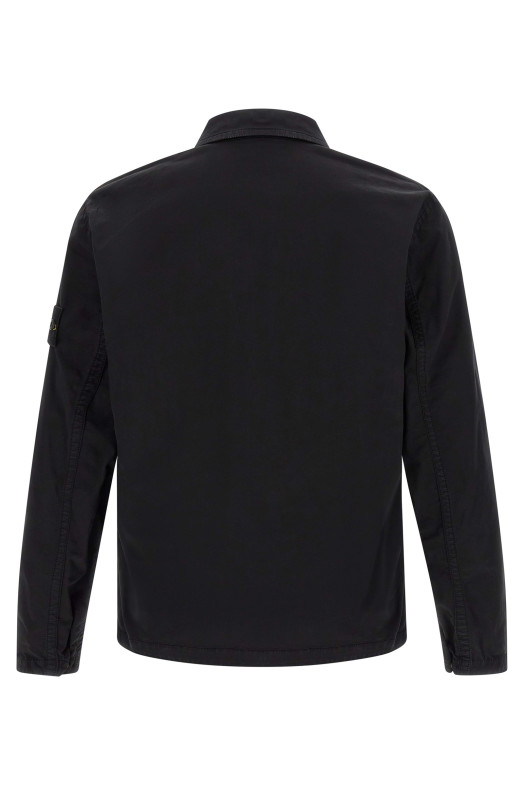 'Badge Logo' overshirt Black