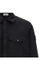 'Badge Logo' overshirt Black