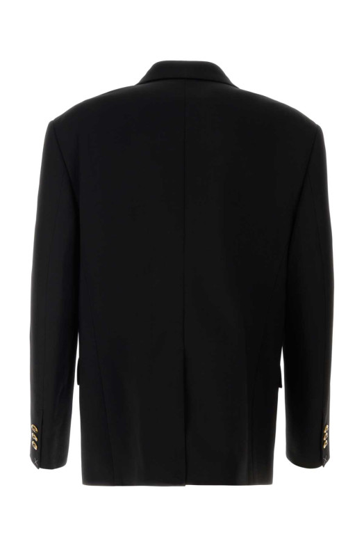 Black stretch wool blazer VERSACE (10269651A18305)