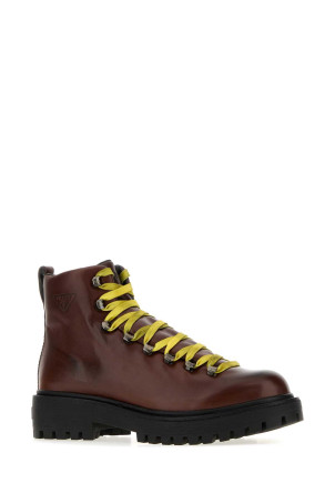 Chocolate leather Brixxen ankle boots PRADA (2TE220FG0003KDP)