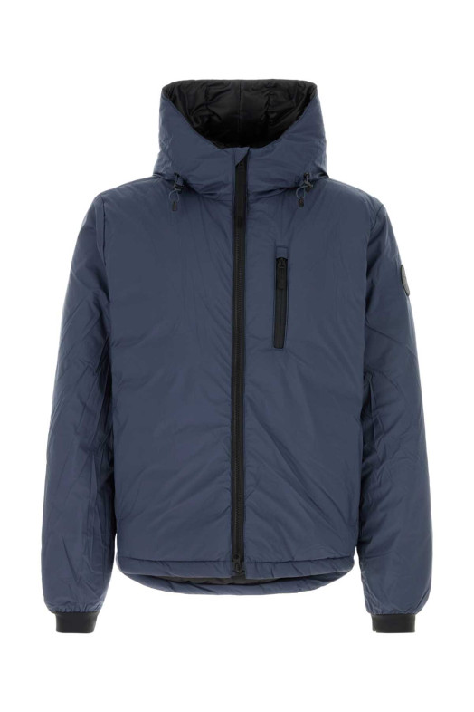 Пуховик CANADA GOOSE из полиэстера цвета «воздушно-синий» (5078MB)