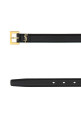 Черный кожаный ремень Black SAINT LAURENT (554465BOO0W)