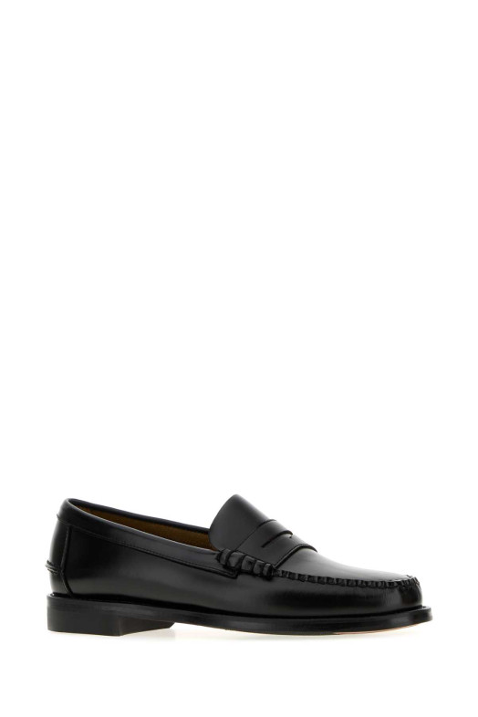 Black leather Dan loafers SEBAGO (73122LW)