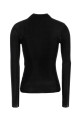 Черная шелковая футболка Black SAINT LAURENT (A009RQY76PE)