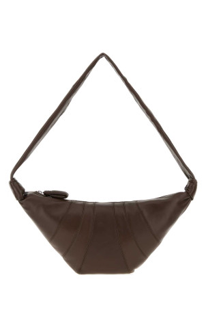 Chocolate nappa leather medium Croissant shoulder bag LEMAIRE (BG0001LL095)