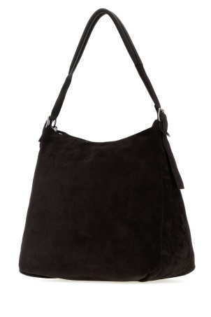 Dark brown suede shopping bag LEMAIRE (BG0189LL0125)