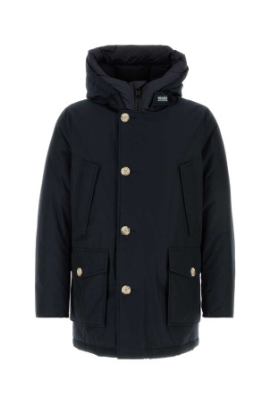 Midnight blue cotton blend down jacket WOOLRICH (CFWOOU0483MBUT0001)