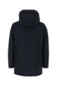 Пуховик из хлопковой смеси цвета «полуночный синий» WOOLRICH (CFWOOU0483MBUT0001)
