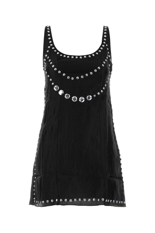 Black silk Claude mini dress Black GIMAGUAS (CLAUDEJEWELDRESS)