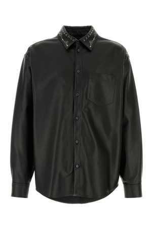 Black leather shirt Black MARNI (CUMY0394X0ULA772)