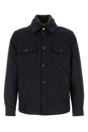 Midnight blue cashmere Dasson down jacket Blue MOORER (DASSONLL)