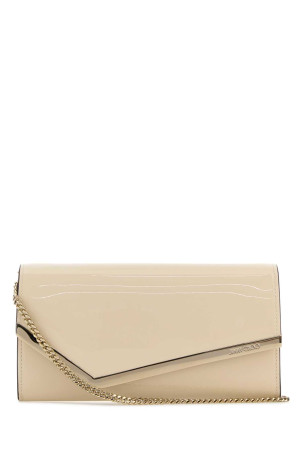 Ivory leather Emmie clutch JIMMY CHOO (EMMIEPAT)
