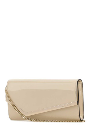 Ivory leather Emmie clutch JIMMY CHOO (EMMIEPAT)