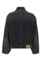 Куртка-пуховик из чёрного денима PRADA (GEB329SOOO6288)