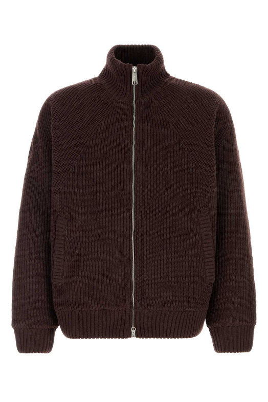 Шоколадная вязаная куртка-свитер Banley от CARHARTT WIP (I033902)