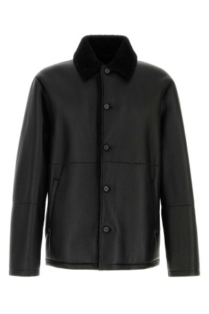 Black shearling jacket JIL SANDER (J22SW0130J07238)