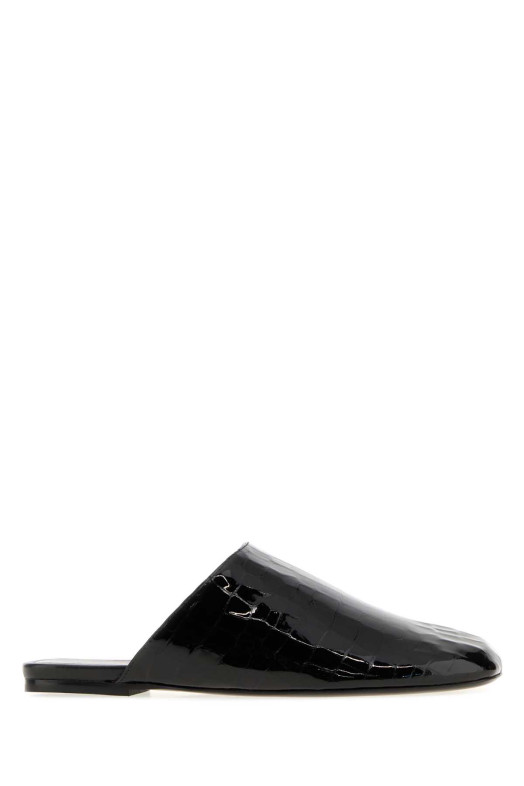 Black leather slippers Black STUART WEITZMAN (K1543)