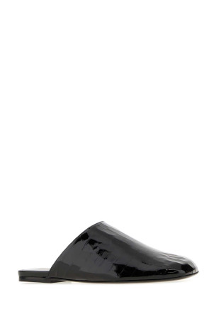Black leather slippers Black STUART WEITZMAN (K1543)