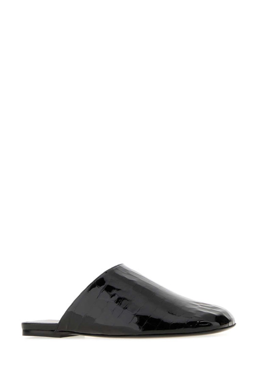Black leather slippers Black STUART WEITZMAN (K1543)