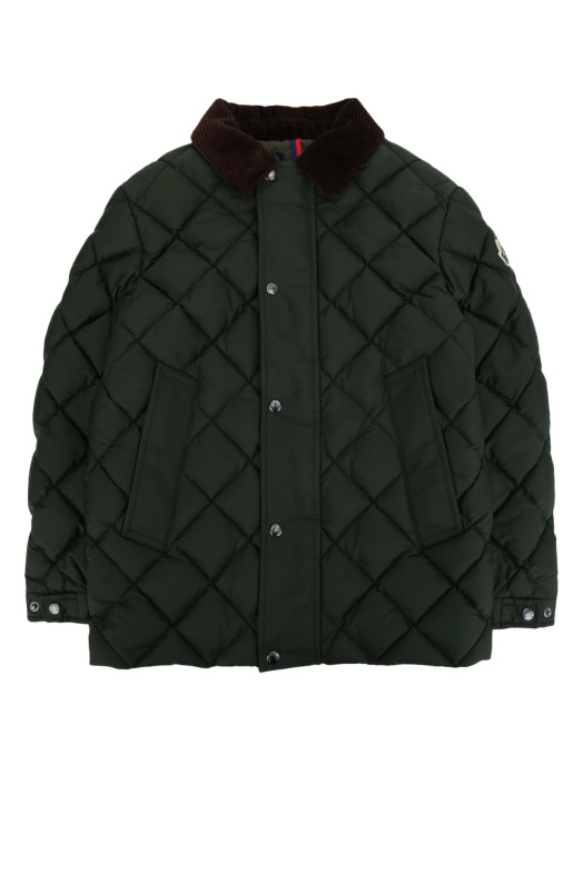 Короткая парка FRUZAN, серая, MONCLER JR (L29541A0007353A5E)