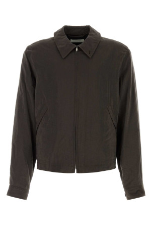 Brown silk blend jacket LEMAIRE (OW1266LF1308)