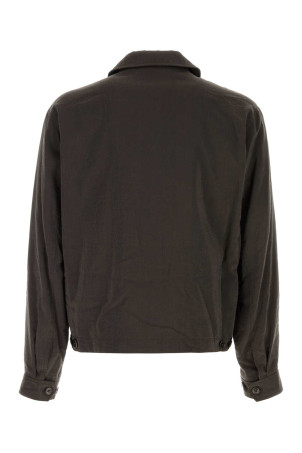 Brown silk blend jacket LEMAIRE (OW1266LF1308)