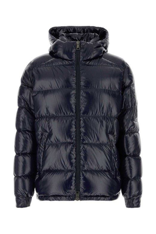 Темно-синяя нейлоновая пуховая куртка HERNO (PI001416U12973)