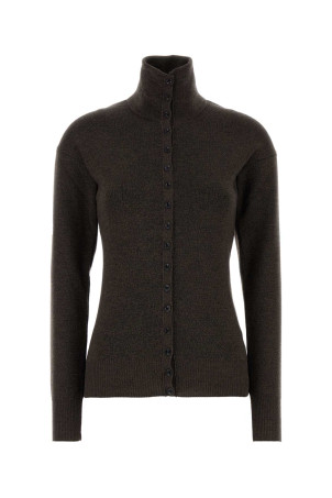 Brown wool cardigan LEMAIRE (PO0047LK1070)