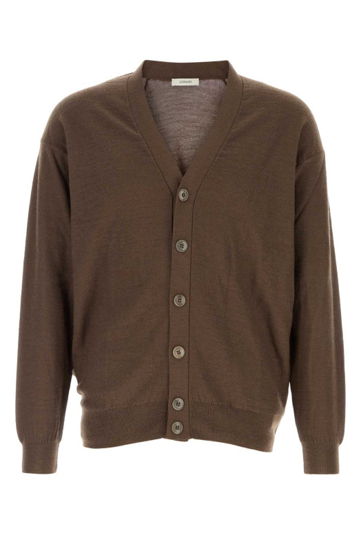 Brown wool blend cardigan LEMAIRE (PO0052LK1063)