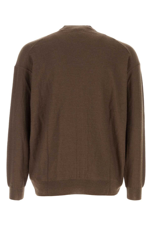 Brown wool blend cardigan LEMAIRE (PO0052LK1063)